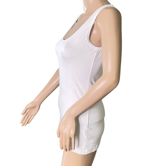 Tart Collections White Tank Top, Soft Fabrication Size MED - Picture 5 of 8